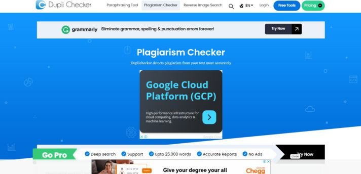 Free Plagiarism Checkers for Research Papers and Thesis